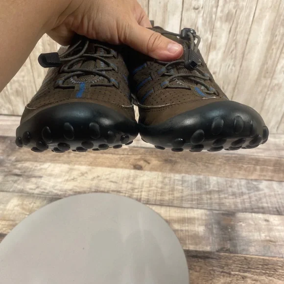 Privo by Clarks Womens Brown & BlueSlip On Casual Comfort Walking Shoes 8.5 M - Picture 15 of 16